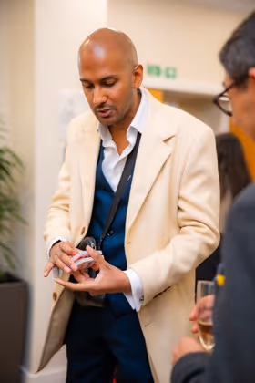 Guests arriving at the relaunch