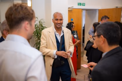 Guests arriving at the relaunch