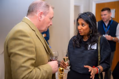 Guests arriving at the relaunch