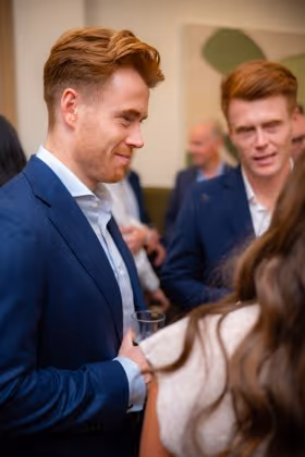 Refreshments served during the evening