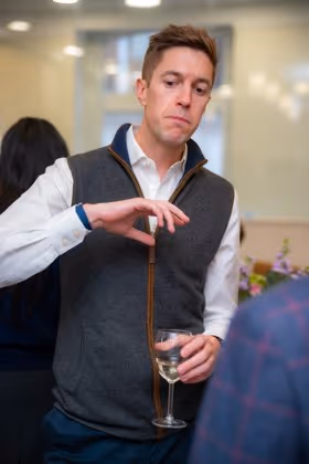Refreshments served during the evening