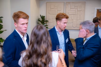 Refreshments at the relaunch