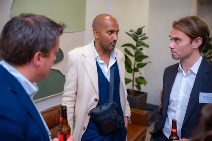 Refreshments at the relaunch