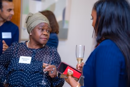 Refreshments at the relaunch
