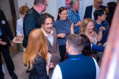 Refreshments at the relaunch