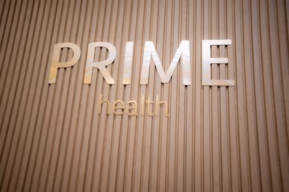 Prime Health signage in the refurbished centre