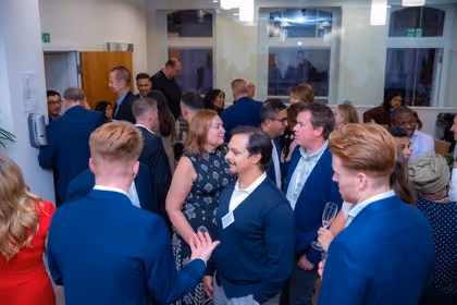 Guests from across the Harley Street healthcare community