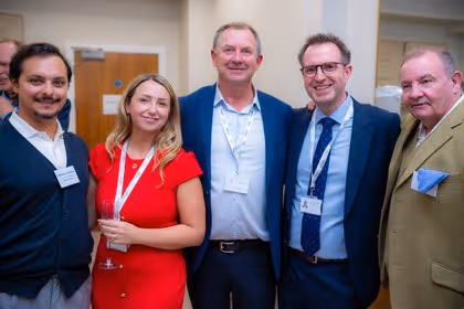 Colleagues, partners and guests at the relaunch