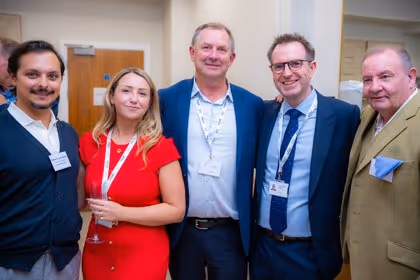 Colleagues, partners and guests at the relaunch